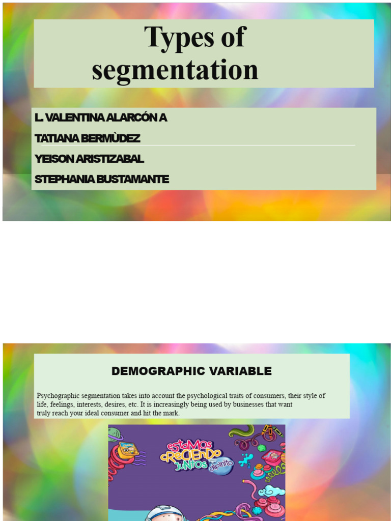 Understanding Market Segmentation Types | PDF | Market Segmentation ...