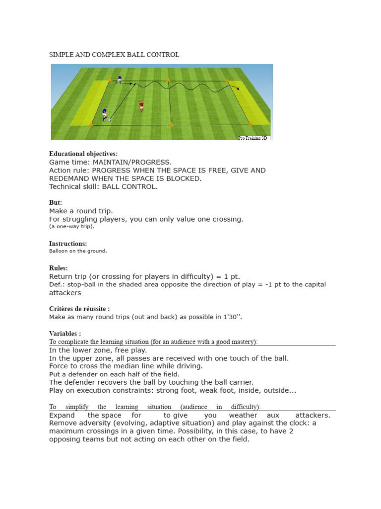 THE SIMPLE AND COMPLEX BALL HANDLING | PDF