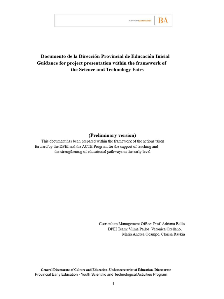 Guidelines for Science Fair Projects | PDF | Science | Information
