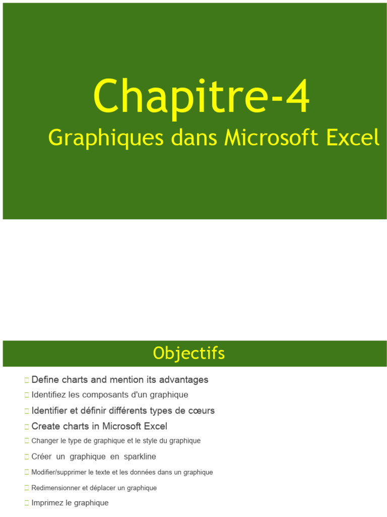 Graphiques Excel : Création et Types | PDF | Microsoft Excel | Feuille ...
