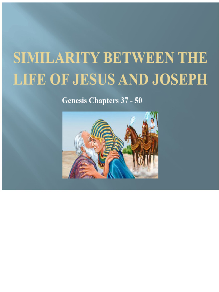 Jesus and Joseph: Key Similarities | PDF | Salvation | Jesus