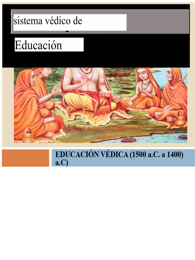 Educación Védica: Métodos y Filosofía | PDF | Vedas