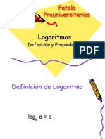 Logaritmos: definición y propiedades