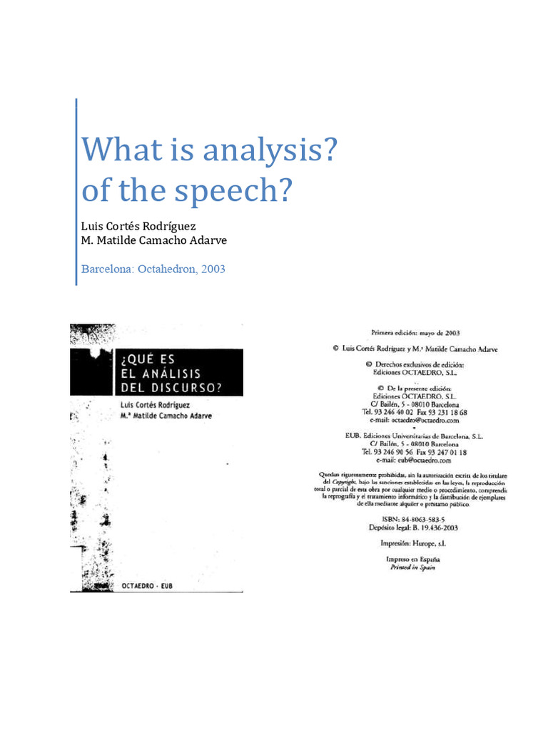 What Is Discourse Analysis? | PDF