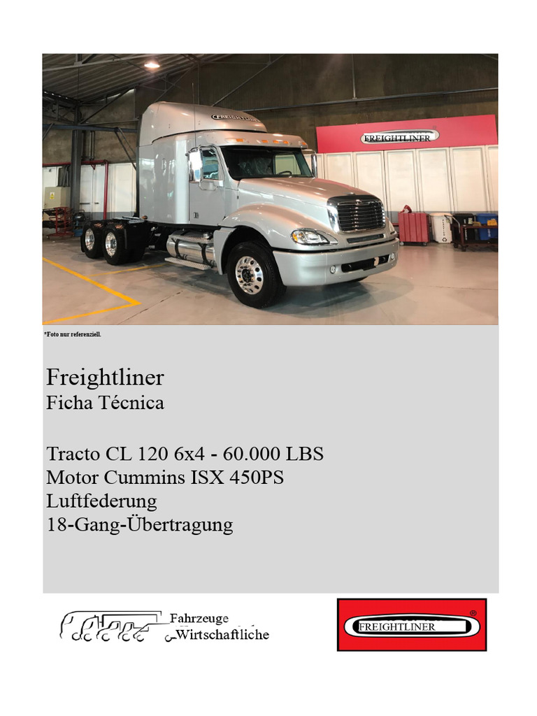 Technische Daten Freightliner | PDF