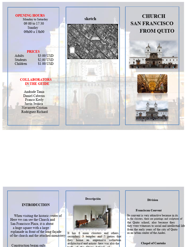Triptych Church of San Francisco de Quito | PDF