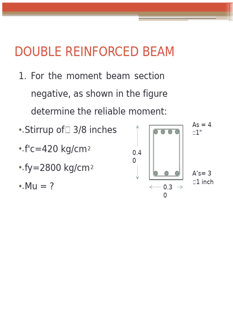 T BEAM - DOUBLY REINFORCED BEAM | PDF | Mechanical Engineering ...