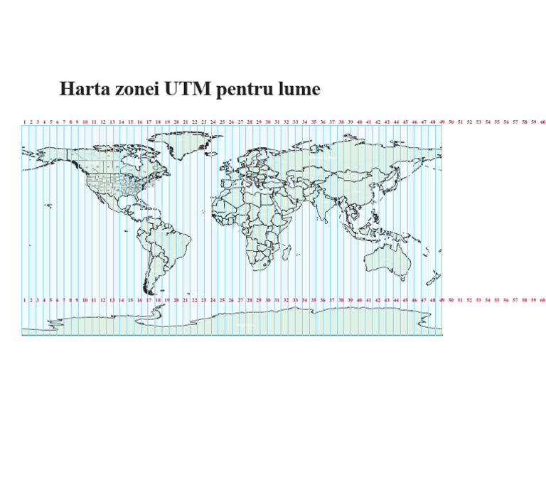 Hartă UTM A Lumii | PDF