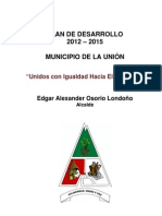 Plan de Desarrollo La Unión 2012-2015