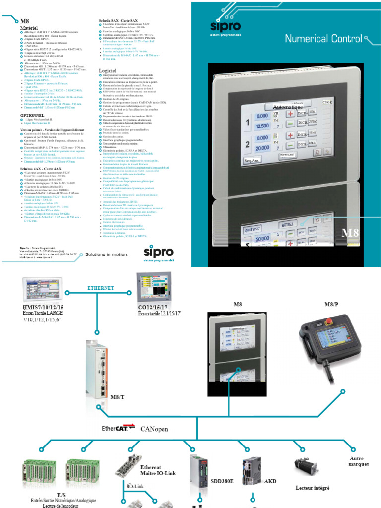 Carte M8-8AX : Encodeurs et Interfaces | PDF | Informatique ...