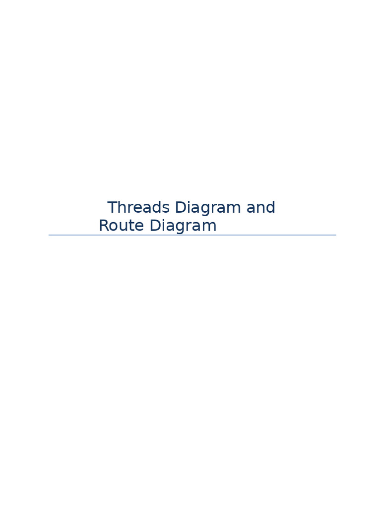 Route and Thread Diagram Guide | PDF