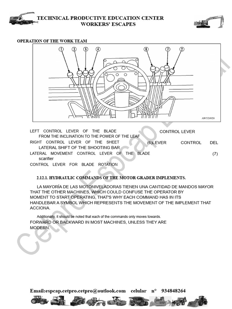 MOTOR GRADER | PDF | Brake | Machines