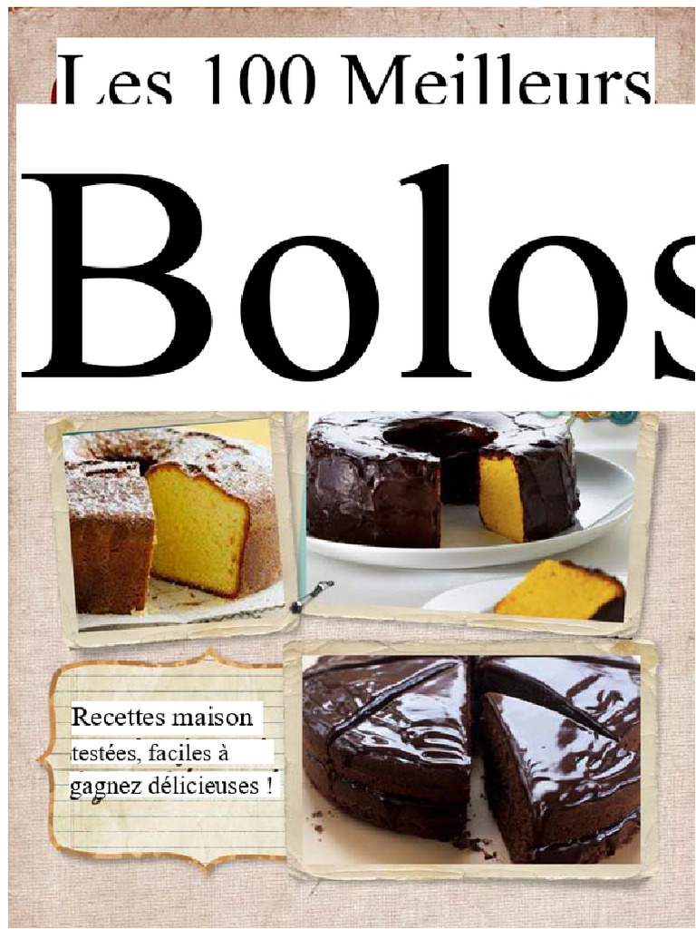 100 Recettes de Gâteaux Délicieux | PDF | Beurre | Soupe