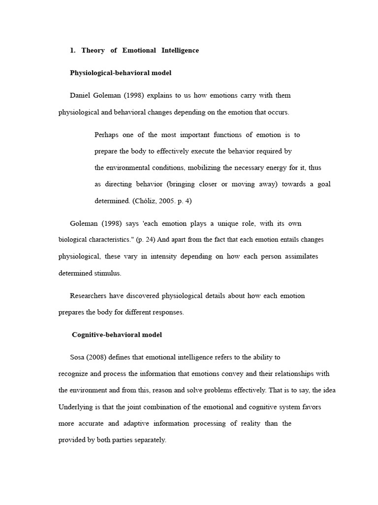 Understanding Emotional Intelligence Models | PDF | Intelligence | Emotions