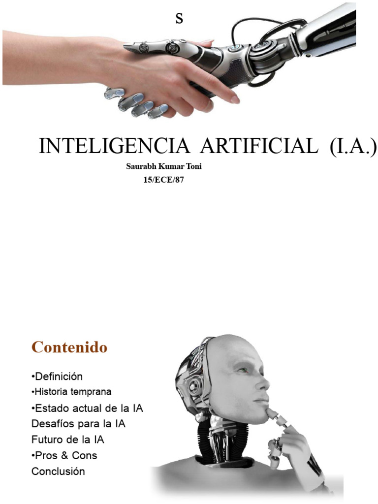 Evolución y Futuro de la Inteligencia Artificial | PDF | Inteligencia ...