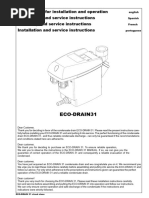 ECO-DRAIN 31 Installation Guide | PDF | Power Supply | Valve
