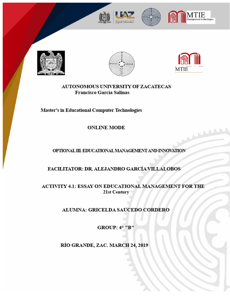 Educational Management for the 21st Century | PDF | Learning | Methodology