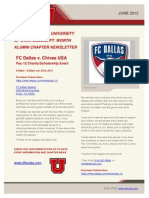 DFW Utes: FC Dallas v. Chivas USA