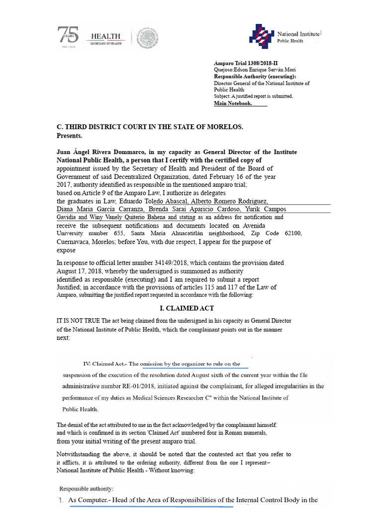 Justified report | PDF | Judiciaries | Government