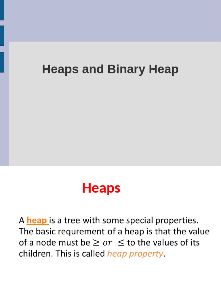 Understanding Heaps and Binary Heaps | PDF | Algorithms And Data Structures