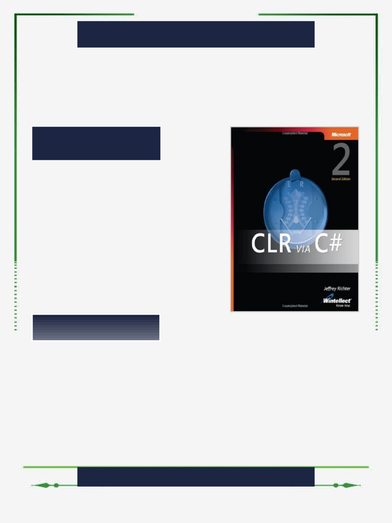 CLR Via C Applied Microsoft Net Framework 2 0 Programming 2nd ed ...
