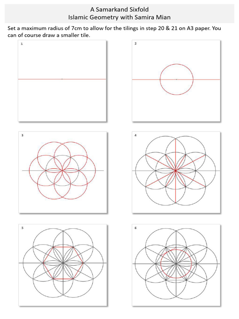 A Sixfold Pattern From Samarkand With Samira Mian | PDF