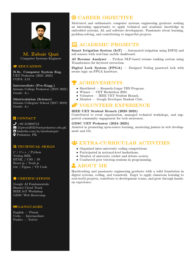 Computer Systems Engineer Resume | PDF | Computing | Software Engineering