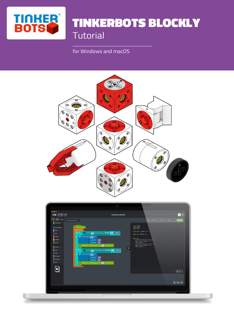 Tinkerbots Blockly Tutorial Guide | PDF | Computer Programming | Bluetooth