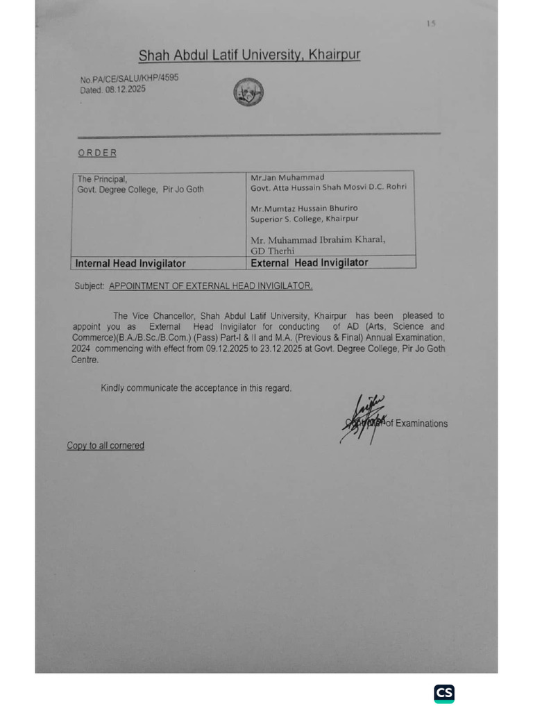 External Order - 1 | PDF