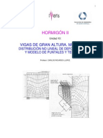 Diseño de vigas de gran altura considerando comportamiento no lineal