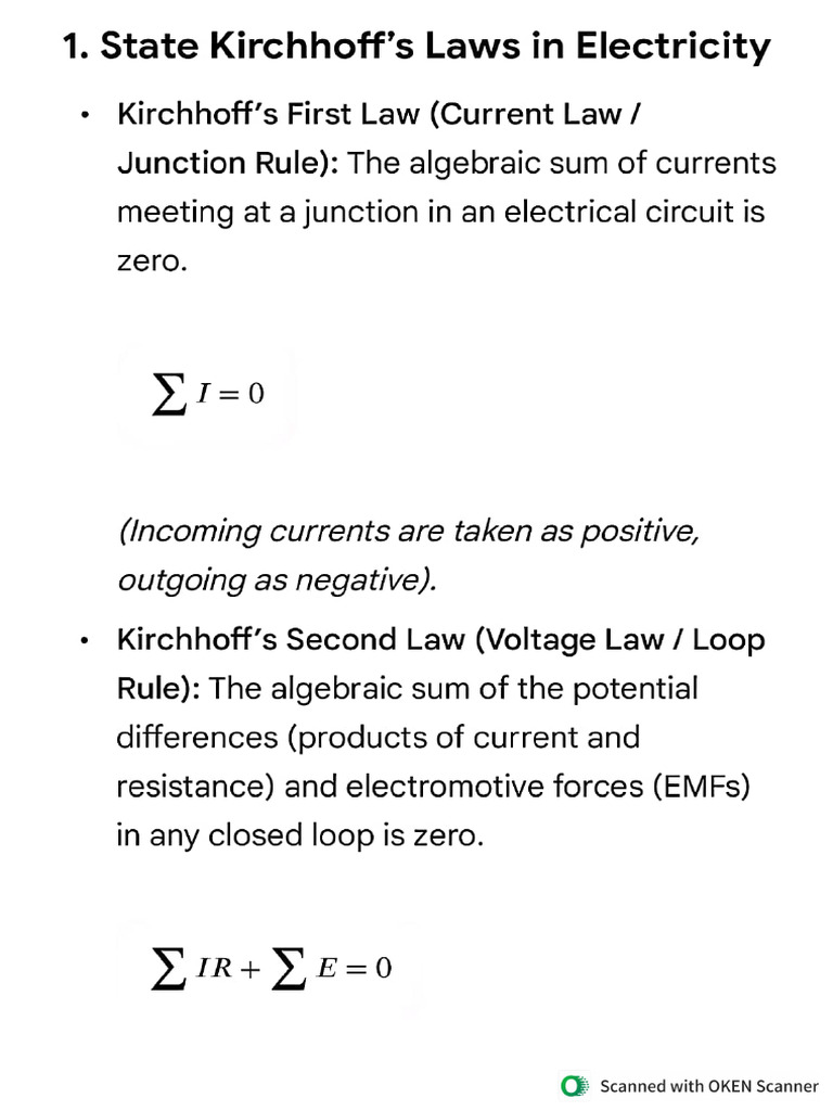 9 Current Electricity | PDF