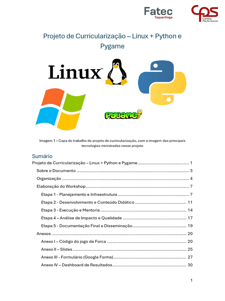 Workshop de Curricularização: Linux e Python | PDF | Linux | Python ...