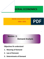 Managerial Economics: Mba I Sem