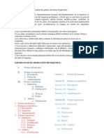 El Esquema Preliminar de Contenidos