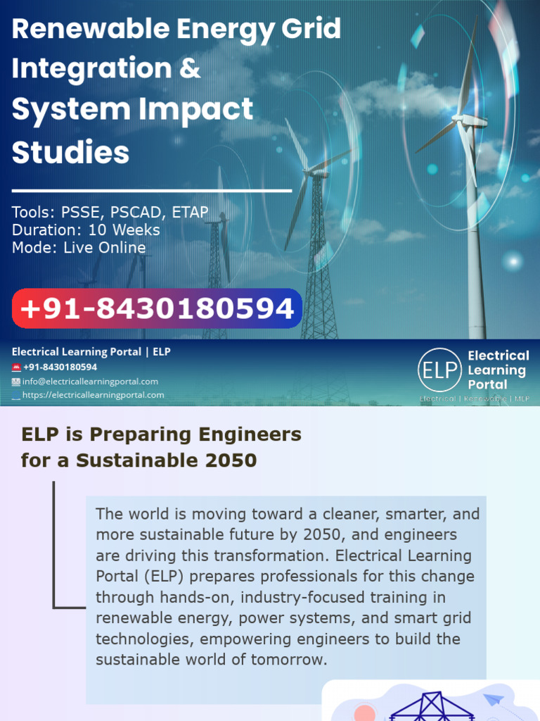 Renewable Energy Grid Integration Course | PDF