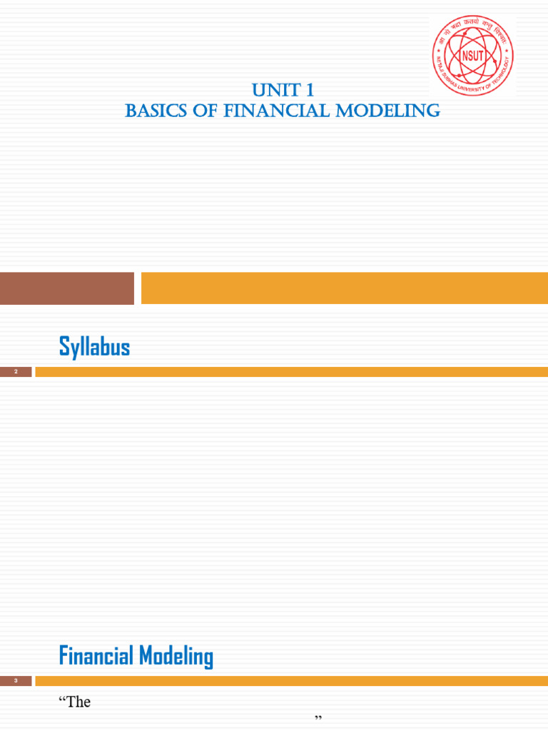 Financial Modeling Basics in Excel | PDF | Financial Modeling ...