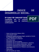 3.4.2 Indice de Desarrollo Social
