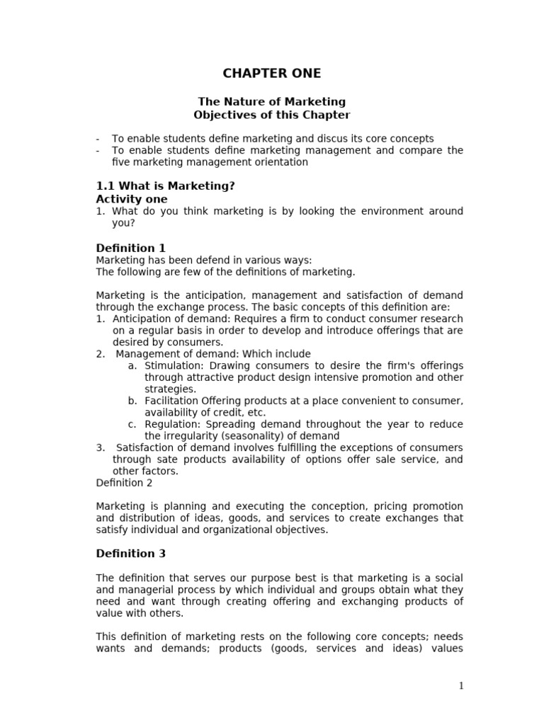 Principle of Marketing 11 | PDF | Marketing | Market (Economics)