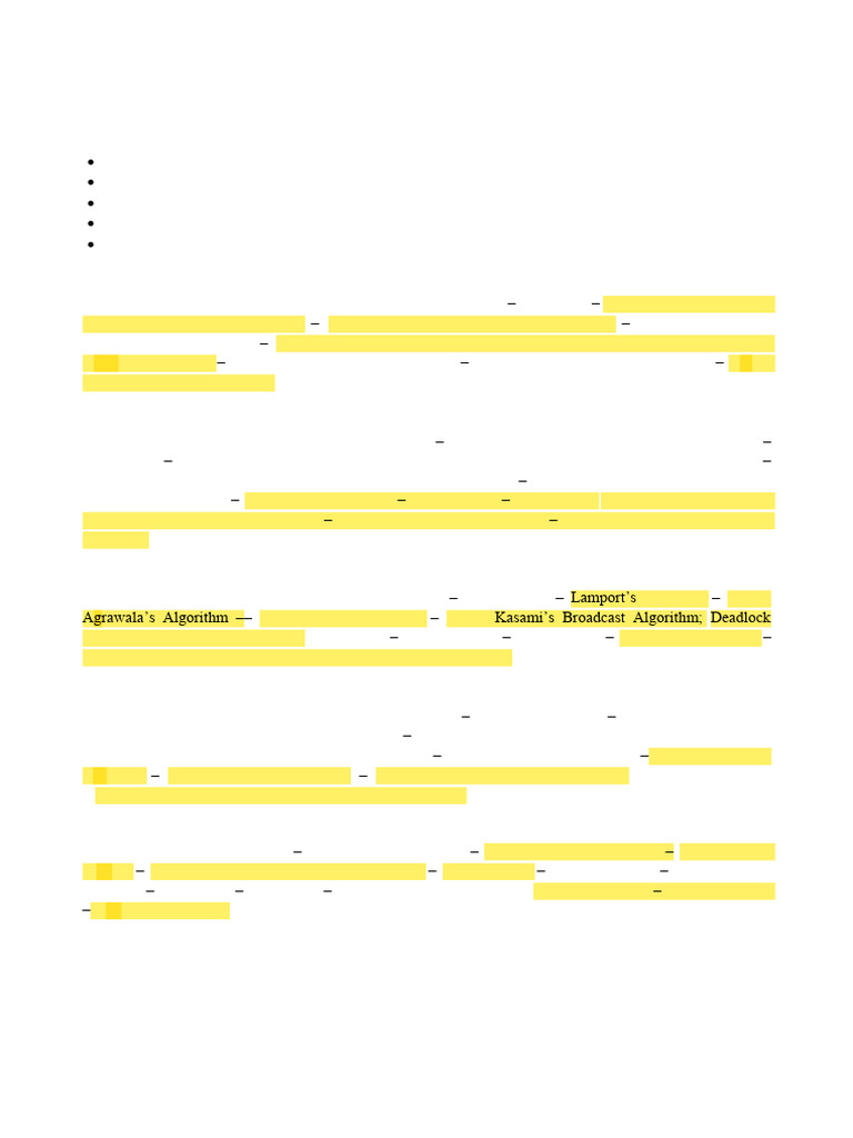 DC Important Questions - Semester | PDF | Distributed Computing ...