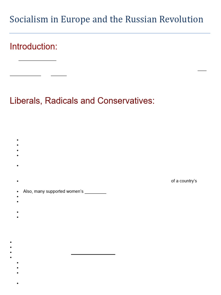 Socialism and the Russian Revolution | PDF | Bolsheviks | Vladimir Lenin