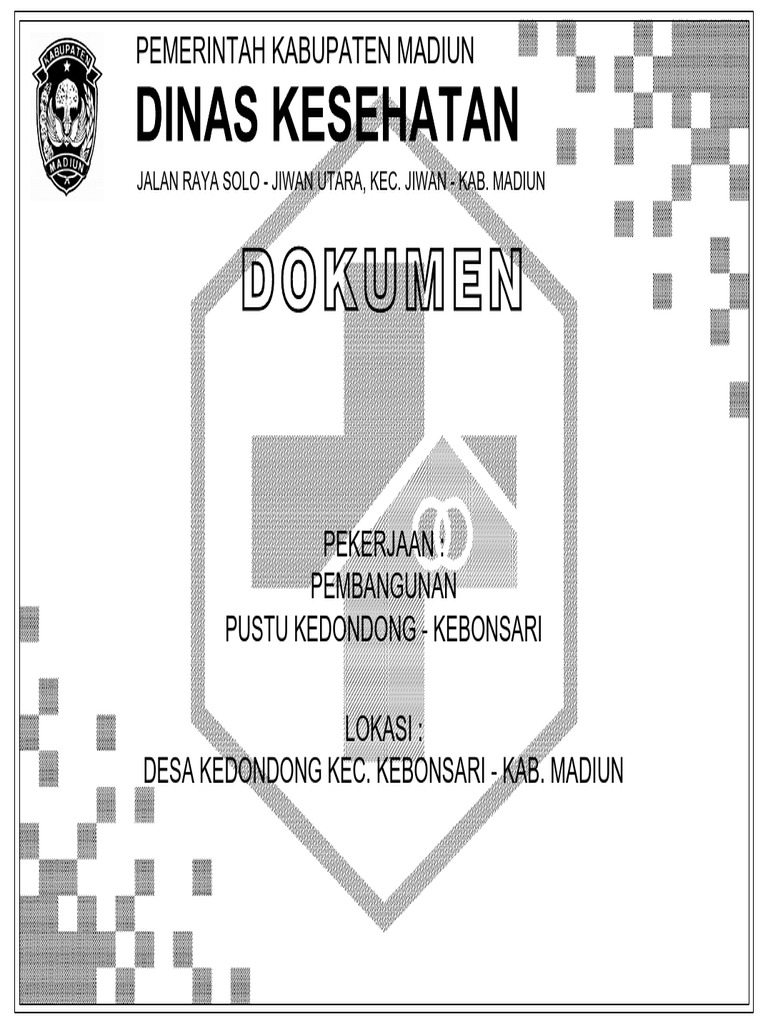 Pembangunan Pustu Kedondong Madiun | PDF