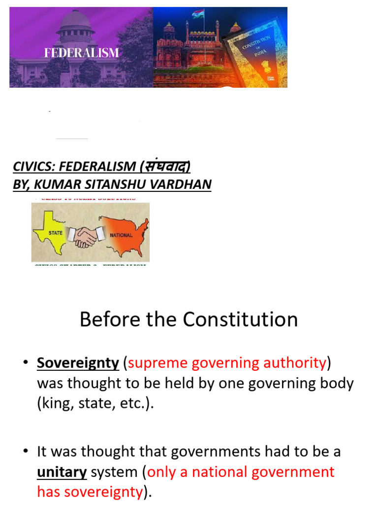 Understanding Federalism in India | PDF | Government | Governance
