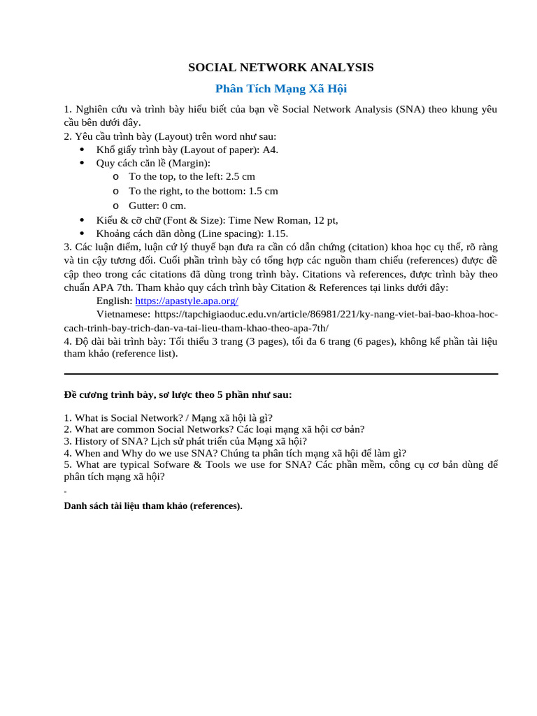 STask #3___Social Network Analysis (SNA) | PDF