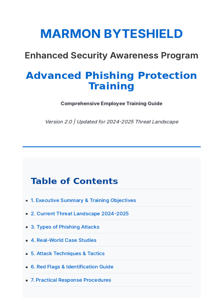 Comprehensive Phishing Awareness Training For Employee | PDF | Phishing ...