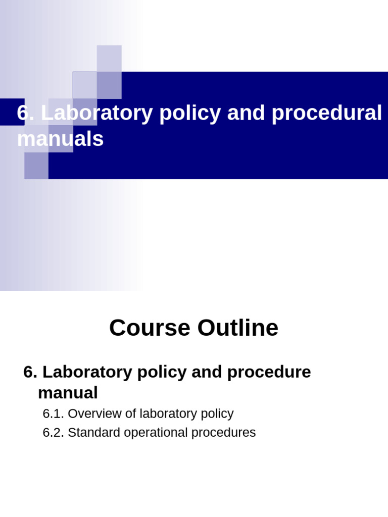 Laboratory Policy and Procedure Manual | PDF | Patient | Laboratories