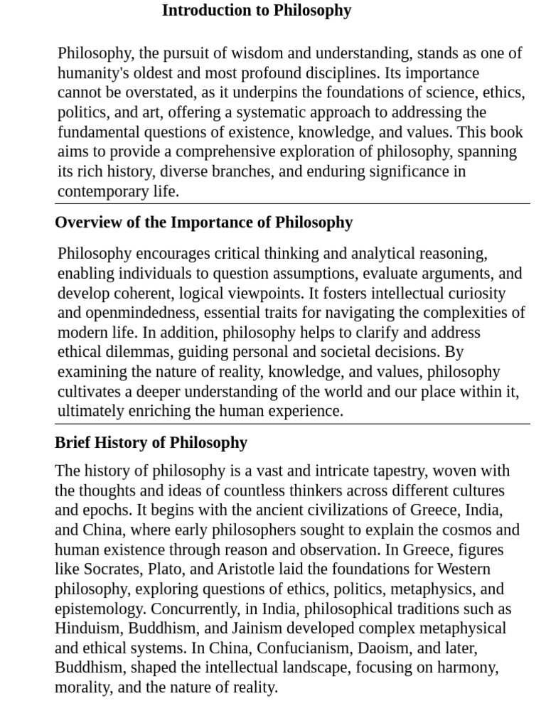 Introduction To Philosophy | PDF | Epistemology | Logic