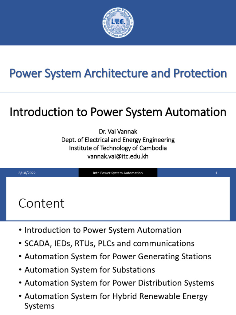 Lecture5_PSAutomation | PDF | Programmable Logic Controller | Scada