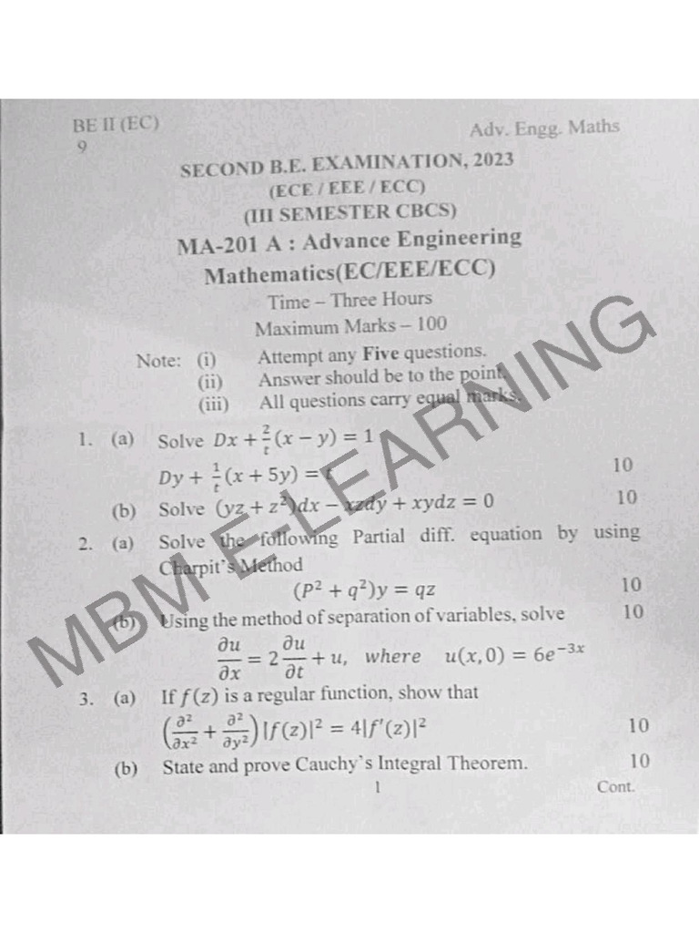 EEE 3rd Sem Pyq | PDF
