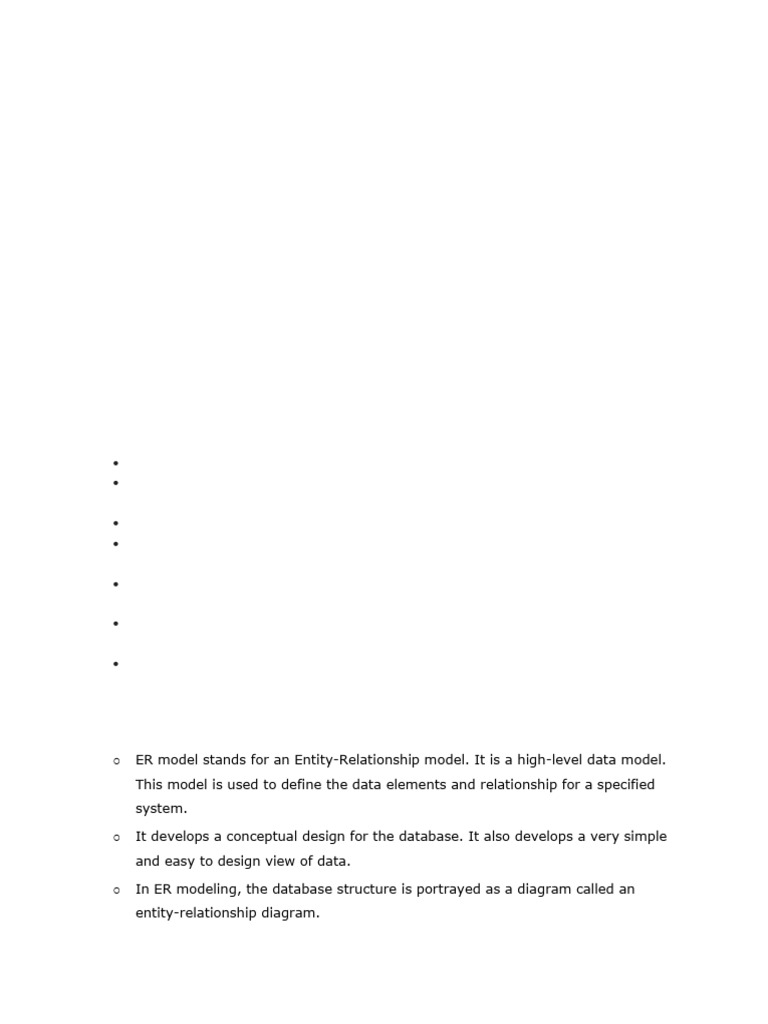 Understanding ER Models and Diagrams | PDF | Databases | Conceptual Model