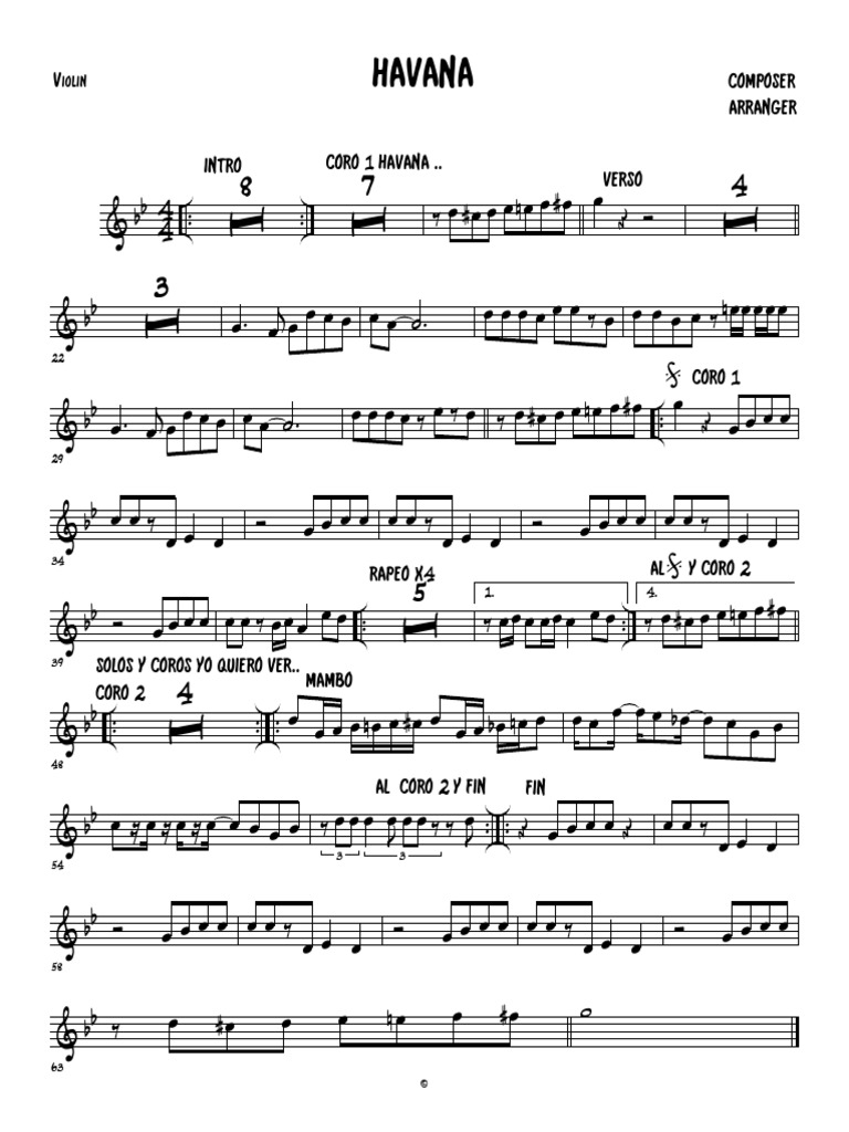 Structure de la chanson 